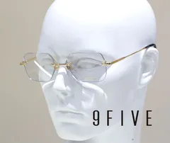 9FIVE ナインファイブ 伊達メガネ クリアレンズ サングラス CLARITY LITE 24k Gold クラリティーライト 24Kゴールドメッキ ツーポイント 022-CTL-BKG-C 正規品のサムネイル