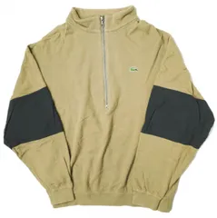 LACOSTE x BEAUTY&YOUTH x VAINL ARCHIVE ラコステ ビューティーアンドユース ヴァイナルアーカイブ 別注 HALF ZIP PULLOVER  鹿の子 ハーフジッププルオーバー SH010PL 3 ベージュ g15476のサムネイル