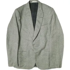 Paul Smith ポールスミス 日本製 ウールカシミヤ1Bジャケット 36 グレー テーラード  比翼フロント アウター g15648のサムネイル