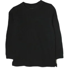 08sircus ゼロエイトサーカス 日本製 wool pile boa crew neck 圧縮ウール パイルボアクルーネック S17AM-CS02 4 ブラック セーター プルオーバー ニット トップス g15065のサムネイル