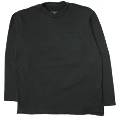 Engineered Garments エンジニアードガーメンツ アメリカ製 Crossneck Pocket Sweat 裏毛 クロスネックポケットスウェット M ブラック トレーナー プルオーバー トップス g16185のサムネイル