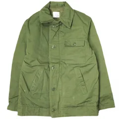 US NAVY 米海軍 60s A-2 Deck Jacket 民間モデル デッキジャケット S KHAKI ヴィンテージ VINTAGE EMARジッパー アウター g16175のサムネイル