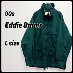 90s Eddie Bauer アウター マウンテンジャケット Lサイズ  グリーン エディーバウアー 古着