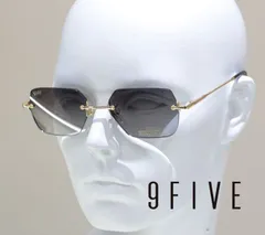 9FIVE ナインファイブ サングラス CLARITY LITE Gradation 24k Gold クラリティーライト 24Kゴールドメッキ ツーポイント 022-CTL-BKG-G 正規品のサムネイル
