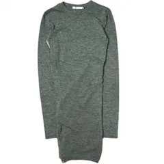 新品 T by ALEXANDER WANG ティーバイアレキサンダーワン ツイストパイピング カットソーワンピース 400406F14 XS CHARCOAL AND ACID 定価39,600円 チュニック トップス g12802のサムネイル