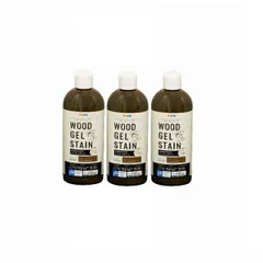 アサヒペン 水性ＷＯＯＤジェルステイン ３００ＭＬ ウォルナット 3缶セット