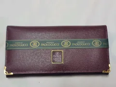 パオログッチ ファスナー長財布 バーガンディ 新品 未使用