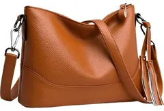 [エンプティオ] ショルダー バッグ フェミニン 斜めがけ きれいめ かわいい かばん 肩掛け オシャレ レディース レザー 2way カジュアル 普段使い 可愛い 旅行 コンパクト ポケット 韓国 大人 ストリート レトロ 社 [ラセットブラウン] [ミニ]