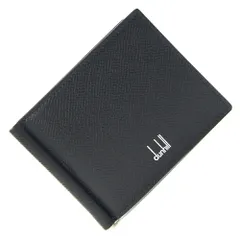  ダンヒル 二つ折りマネークリップ カドガン ブラック 