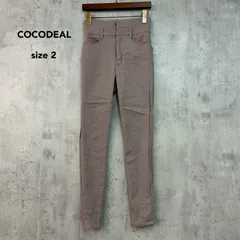 COCO DEAL ココディール ピンクベージュ系 ハイウエスト ストレッチ スキニー パンツ スリム タイト 型番 71616303 ロング丈 伸縮性 スタイルアップ 足長効果 綺麗目 オフィスカジュアル デイリー 無地 サイズ2 ★ ■■のサムネイル