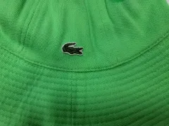 ラコステ リバーシブル バケットハット 帽子 レディース