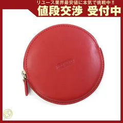  コーチ コインケース レッド レザー 中古 小銭入れ