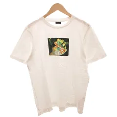 ディーゼル DIESEL Tシャツ フォトプリント ロゴ 半袖 M 白 ホワイト M /FF ■GY50