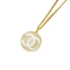 シャネル CHANEL ココマーク ネックレス ペンダント ゴールドカラー ☆AA★
