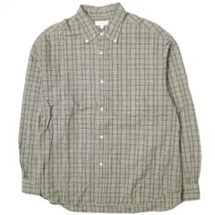 BEAUTY&YOUTH UNITED ARROWS ビューティーアンドユース ユナイテッドアローズ 日本製 クラシックタータンチェック オーバーサイズシャツ MADE IN JAPAN 1211-218-7460 L ブラウン ボタンダウン g15480
