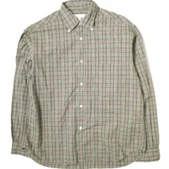 BEAUTY&YOUTH UNITED ARROWS ビューティーアンドユース ユナイテッドアローズ 日本製 クラシックタータンチェック オーバーサイズシャツ MADE IN JAPAN 1211-218-7460 S ブラウン 長袖 ボタンダウン トップス