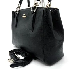 【良品】 coach 2way shoulderbag handbag goldplate y2k leather black コーチ 2way ショルダーバッグ