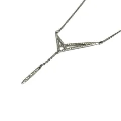 SWAROVSKI(スワロフスキー) ネックレス美品  - シルバー×クリア