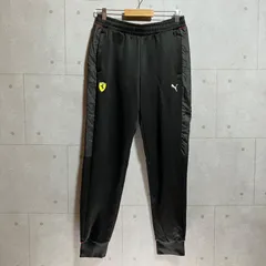 PUMA × Ferrari プーマ フェラーリ トラックパンツ ジャージパンツ ジョガーパンツ M ブラック 黒 メンズ SQ-10-13
