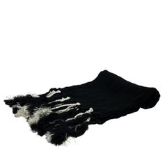 ARMANICOLLEZIONI(アルマーニコレッツォーニ) ストール(ショール) 黒×白 シルク