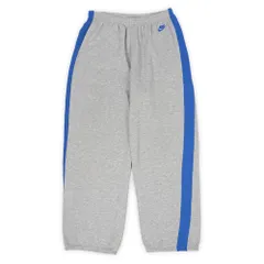 ナイキ NIKE 90s 90年代 スウェットパンツ 銀タグ 珍品 ライン入り オールド USA ヴィンテージ アメリカ 古着 メンズ ズボン パンツ 霜降りグレー XL【中古】