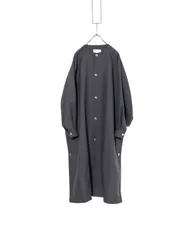 THE RERACS　ザリラクス　HIGH TWIST WOOL COLLARLESS RAGノーカラー コート 24SS-RECT-414L-Jのサムネイル