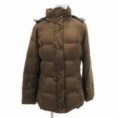 クードシャンス CdeC COUP DE CHANCE ダウンジャケット ブルゾン フード 38 茶 ブラウン /FF