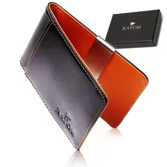 【送料無料】札入れ 薄い 小銭入れなし 二つ折り マネークリップ お札入れ 財布 カード入れ 小さい財布 薄型 メンズ 革 レザー