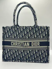 ディオール オブリーク ジャカード ブックトートバッグ ミディアム (ベージュ)