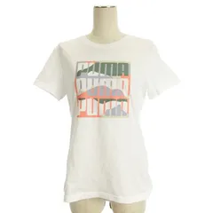 プーマ PUMA 半袖 Tシャツ GRAPHICS マウンテン プリント ホワイト L 250729E