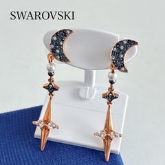 スワロフスキー ピアス Symbolic 月 星 ゴールド 正規品 極美品 箱付