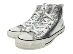 CONVERSE (コンバース) ALL STAR 100 SHINYMETALLIC HI シャイニーメタリック ハイカットスニーカー 1SC252 24cm US5 シルバー レディース/028