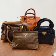 【豪華4点セット】ELLE / ヴァレンティノ / U by ungaro ヴィンテージバッグ まとめ売り