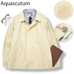90s ヴィンテージ 日本製 アクアスキュータム Aquascutum スウィングトップ ウィンド ジャケット ラグランスリーブ メッシュ ベンチレーション L ベージュ x クラブチェック メンズ