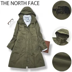 【刺繍ロゴ】 ノースフェイス THE NORTH FACE フード付き ミリタリー コート NPW16728 M オリーブ アウトドア レディース ♪