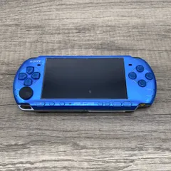 W-0190【ジャンク品】◆ SONY PSP-3000 本体 ブルー ◆