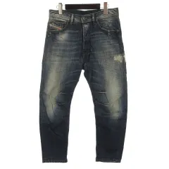 ディーゼル DIESEL NARROT デニム パンツ ジーンズ リメイク加工 28 インディゴ 251117E