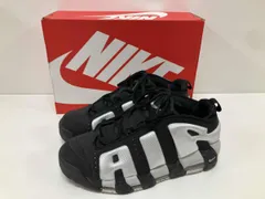 NIKE ナイキ スニーカー FZ3055-001 Air More Uptempo Low ブラック&シルバー 26.0cm 箱あり