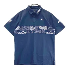 サイズ：XL PUMA GOLF プーマゴルフ  半袖ポロシャツ メッシュ  ネイビー系 [240101571271] ゴルフウェア メンズ ストスト