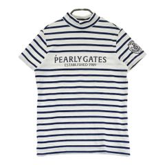 PEARLY GATES】パーリーゲイツ ボーダー 半袖シャツ サイズ6 - メルカリ