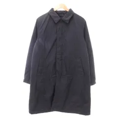 グリーンレーベル GREEN LABEL CMナイロンシェル ナカワタ ステンカラーコート Octa SOLOTEX  XL 紺 ネイビー /YJ