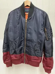MISHKA ミシカ　メンズ　MA-1 フライトジャケット　ブラック レッド　Sサイズ