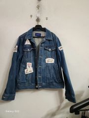 フランクストーン パッチ デニムジャケット デニムジャケット