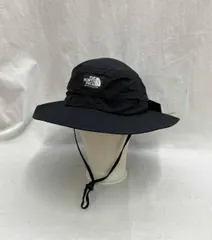 THE NORTH FACE ノースフェイス ホライズン ハット 紐付き 帽子 ブラック 黒 ポリエステル ロゴ メッシュ アウトドア