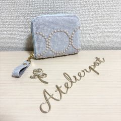 ☆ミナペルホネン☆jungle relief blueのがま口財布☆持手付 - メルカリ
