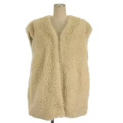 ローリーズファーム LOWRYS FARM ファー ベスト ホワイト系 F ■FF