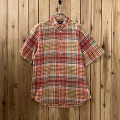 Ralph Lauren / ラルフローレン マドラスチェック 半袖ボタンダウンシャツ