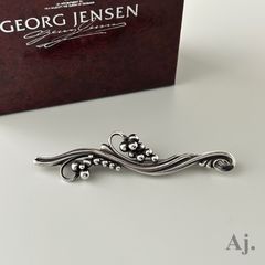   ジョージ ジェンセン ブローチ # 141 ジョージジェンセン ブローチ 141 フラワー AG925 ヴィンテージ Georg