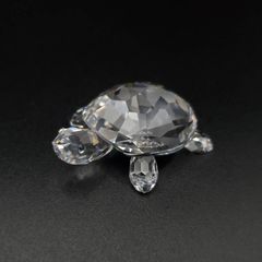 SWAROVSKI スワロフスキー 置物 インテリア小物 オブジェ 亀 カメ アニマル クリスタル クリア 幸運 縁起物 きらきら 可愛い ギフト プレゼント 贈り物