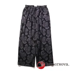 【superNova./スーパーノヴァ】Wide easy pants - Sprinkled paisley jacquard / ワイドイージーパンツ - ペイズリージャガード / SN-615【ユニセックス】